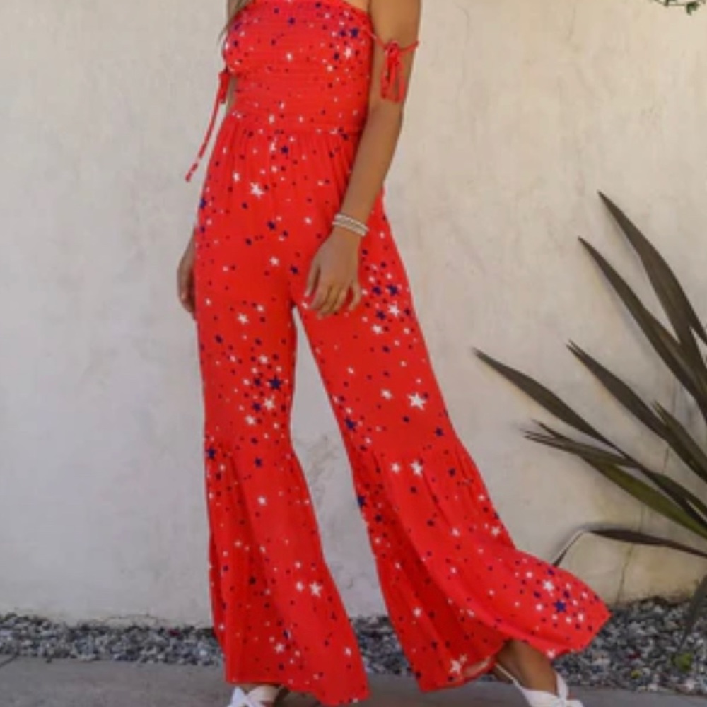 Red White and Blue Jumpsuit